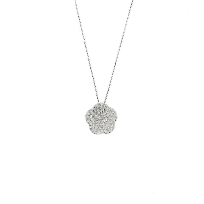 Collier Collier pendentif fleur Diamants 58 Facettes 15146