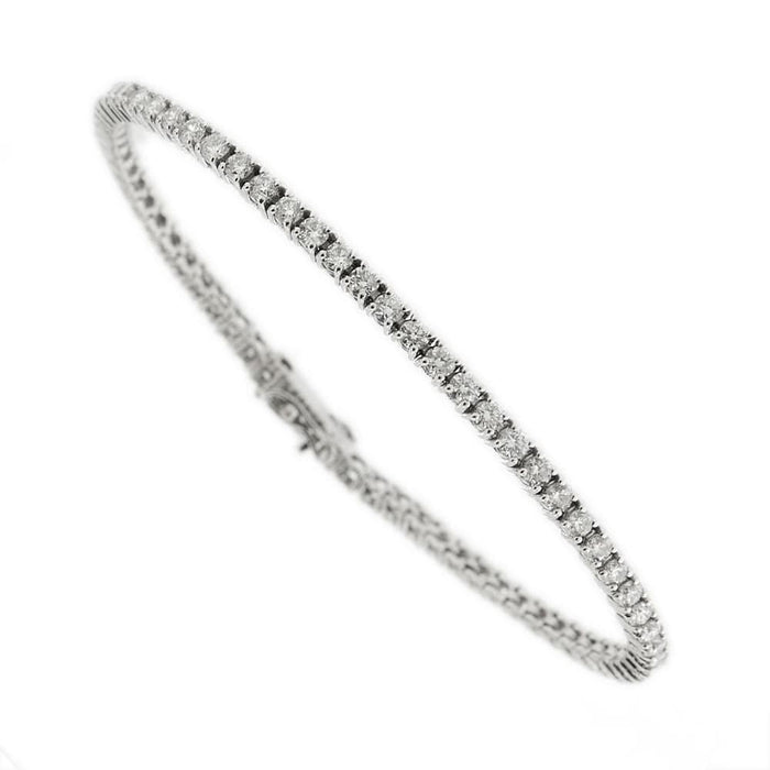 Broche Bracelet tennis diamants 3,40 ct 58 Facettes 6280