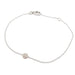 Bracelet Flower diamond bracelet 18 carat white gold 58 Facettes