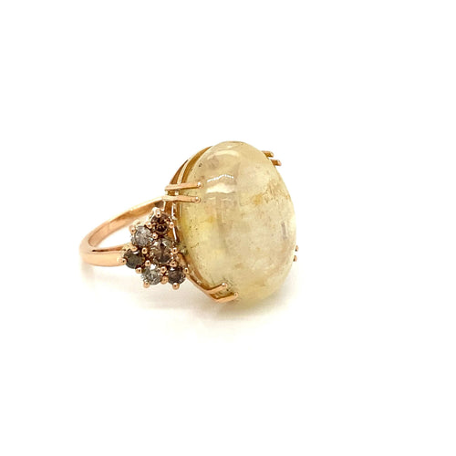 Bague 57 Bague cocktail Diamant Saphir 58 Facettes