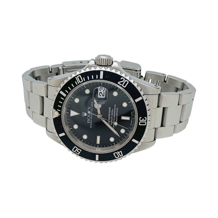 Montre Montre Rolex "Submariner" en acier. 58 Facettes 31413
