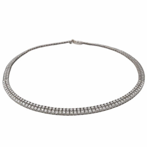 Collier Collier Rivière Or blanc Diamant 58 Facettes 2826005CN
