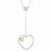 Collier Collier Coeur diamants et citrine 58 Facettes 28512