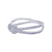 Ring 56 Fred ring, “Chance Infinie”, white gold, diamonds. 58 Facettes 32389