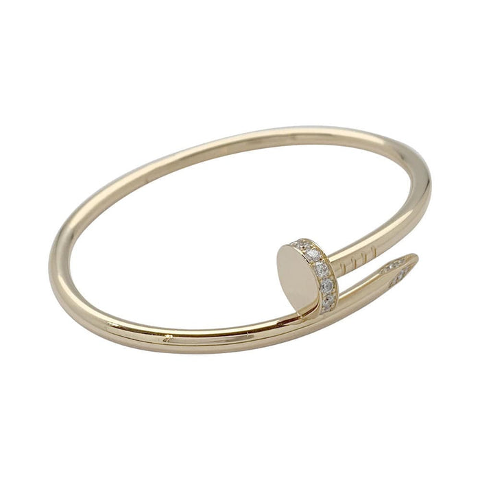 Bracelet Bracelet Cartier, "Juste un clou", or jaune, diamants. 58 Facettes 32068