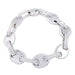 Bracelet Bracelet fantaisie, or blanc, diamants. 58 Facettes 32204