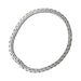 White gold diamond tennis line bracelet. 58 Facettes 31289