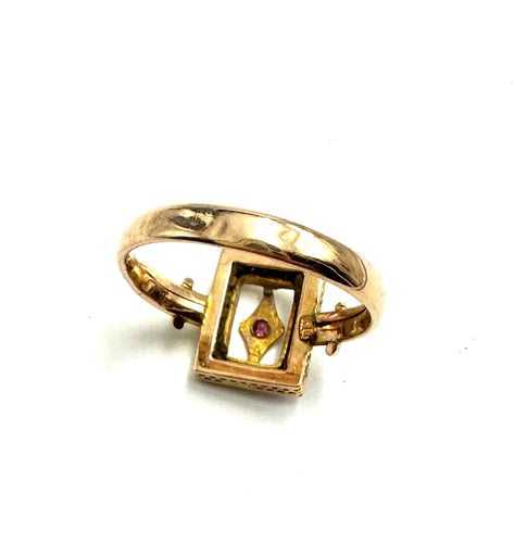 Bague 53 Bague Empire austro-hongrois 58 Facettes