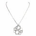 Dinh Van Necklace White Gold Diamond Print Pendant Necklace 58 Facettes 577667GD