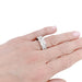 Ring 54 Chanel ring, “Matelassé”, white gold and diamonds. 58 Facettes 32644