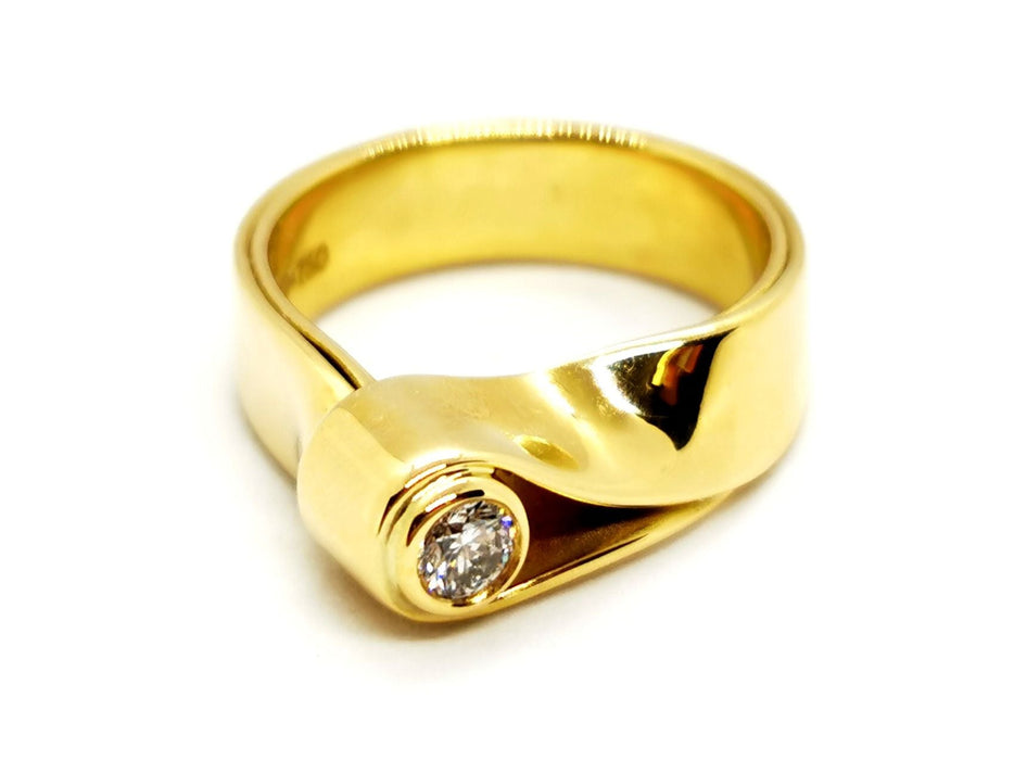 Bague 48 Bague Or jaune Diamant 58 Facettes 1167345CN