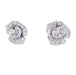 Earrings Earrings, "Flowers", white gold, diamonds. 58 Facettes 33050