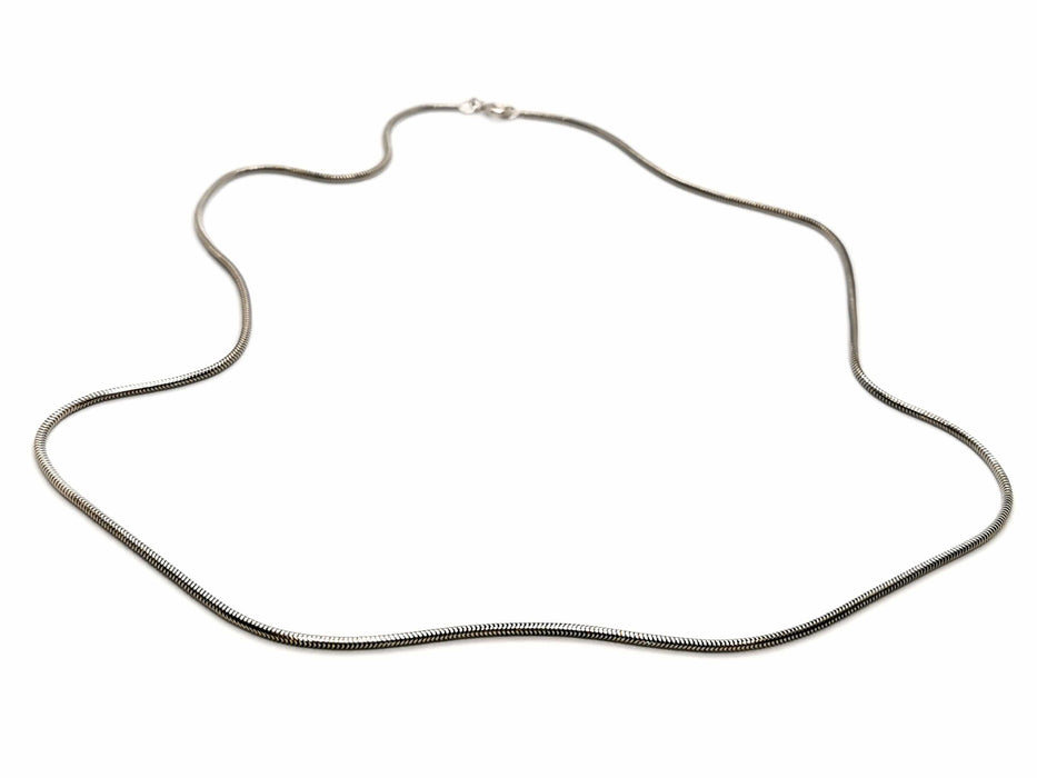 Collier Collier Maille serpentine Or blanc 58 Facettes 1145662CD