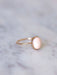 Bague or rose ancienne corail peau d'ange 58 Facettes