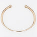 Bracelet Solid open yellow gold bangle bracelet 58 Facettes DV2315