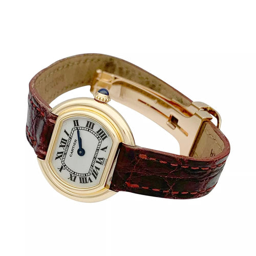Montre Montre Cartier, "Ellipse", or jaune. 58 Facettes 31479