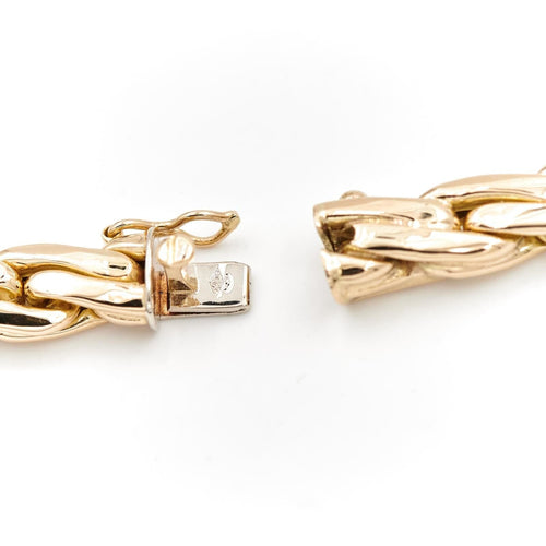 Collier Collier Maille haricot Or jaune 58 Facettes 1654341CN