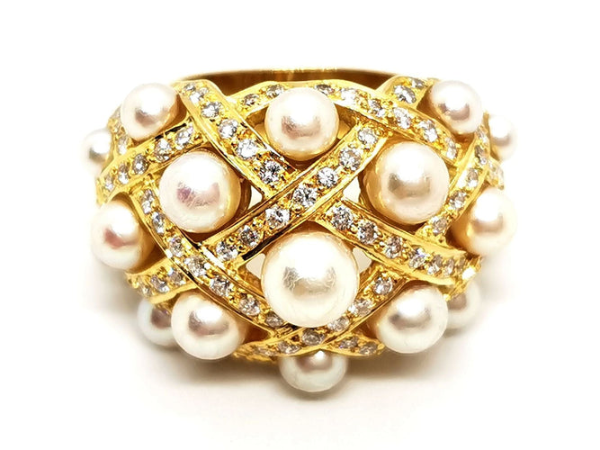 Bague 52 Bague Or jaune Perle 58 Facettes 1696404CN