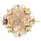 Broche Broche ancienne de col or rose et perles fines 58 Facettes 07-077
