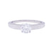 Ring 51 Cartier “Declaration” solitaire ring in platinum, diamond. 58 Facettes 33611