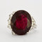 Bague 53.5 Bague Cocktail Rubellite 69cts Diamants 58 Facettes
