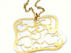 Necklace Necklace Chain + pendant Yellow gold Mother-of-pearl 58 Facettes 05588CD