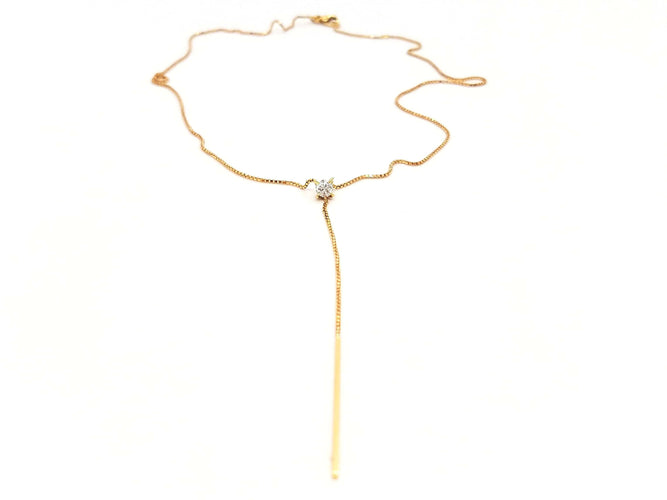 Collier Collier Or rose Diamant 58 Facettes 578809RV