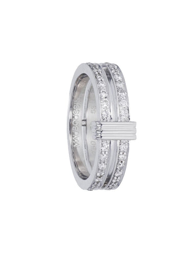 Bague 53 Bague MAUBOUSSIN Subtile Eternité en Or Blanc 750/1000 58 Facettes 62551-58397