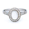 Bague 55.5 Bague entourage diamants pierre de lune platine 58 Facettes F34CC5ECF12042E8A56E179EA430E6B2