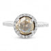 Ring 54 White gold diamond ring 58 Facettes 31E01361