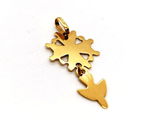 Collier Pendentif Croix Or jaune 58 Facettes 1152866CD
