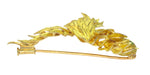 Brooch Bird brooch, Yellow gold & emerald 58 Facettes 22342-0012