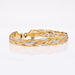 Bracelet Flat braid bracelet 3 golds 58 Facettes CVBR41