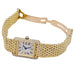 Watch Cartier Tank Louis Cartier watch, yellow gold and diamonds. 58 Facettes 32195