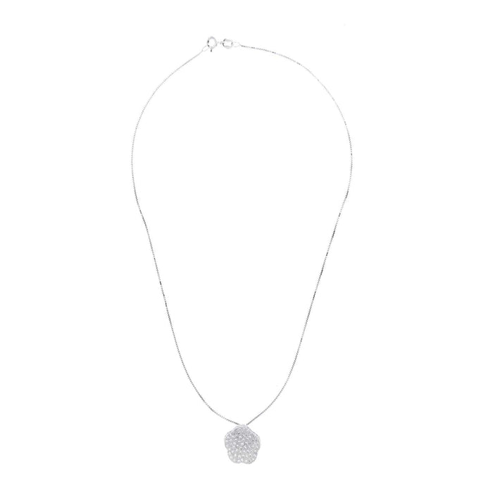 Collier Collier pendentif fleur Diamants 58 Facettes 15146