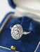 Ring Art Deco oval diamond ring 58 Facettes
