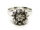 Bague 59 Bague Fleur Or blanc Diamant 58 Facettes 1356040CN