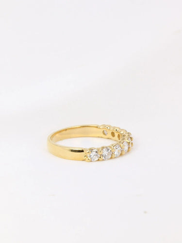 Bague 60 Demi-Alliance américaine diamants 1,35 ct 58 Facettes J111