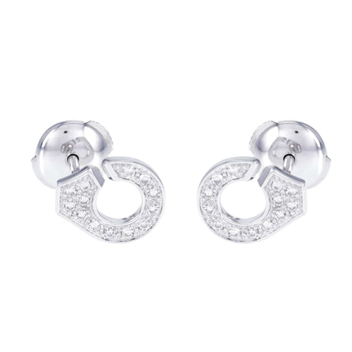 Boucles d'oreilles Boucles d'oreilles DINH VAN Menottes R 7,5 58 Facettes 62871-58907