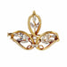 Brooch Art Nouveau brooch-pendant with diamonds and fine half-pearl 58 Facettes CVBR42