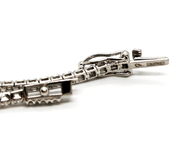 Bracelet Bracelet Ligne Or blanc Diamant 58 Facettes 1801633RV