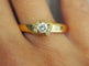 Bague 67 Bague en Or jaune, diamants 58 Facettes