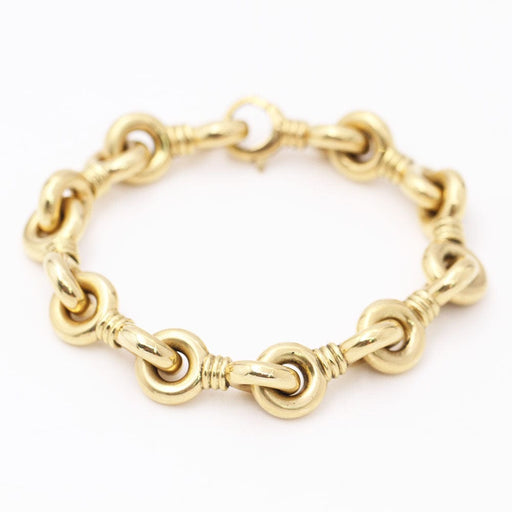 Bracelet Bracelet Yellow gold circular mesh 58 Facettes E359502B