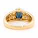 Ring 53 Ring Yellow gold Sapphire 58 Facettes 2220295CN