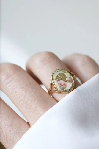 Bague Bague Athéna émail 58 Facettes