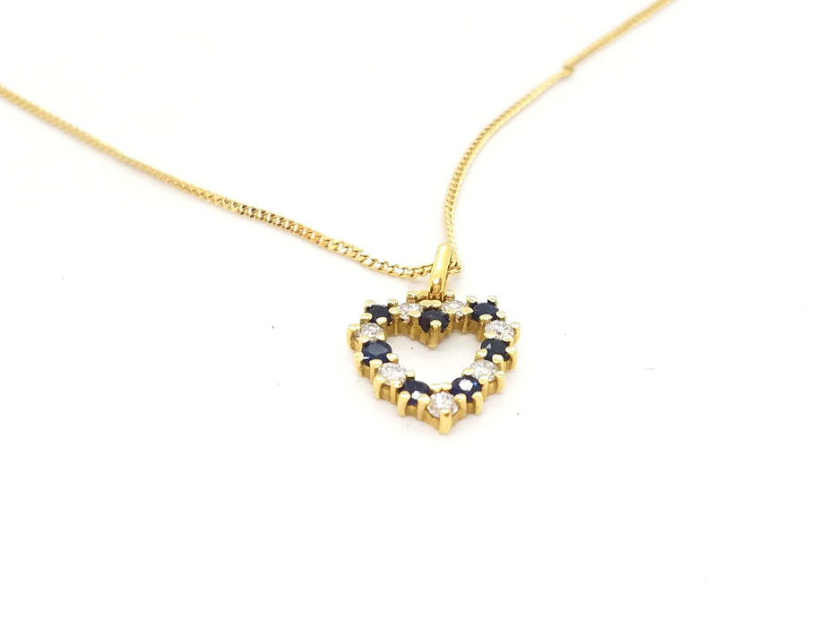 Collier Collier Chaîne + pendentif Or jaune Diamant 58 Facettes 06593CD