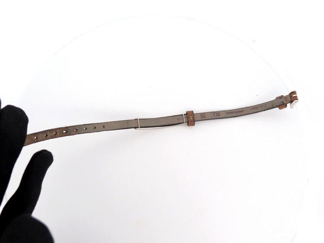 Bracelet bracelet CARTIER love cuir et barrette or blanc 18k 15-19.5 58 Facettes 252399