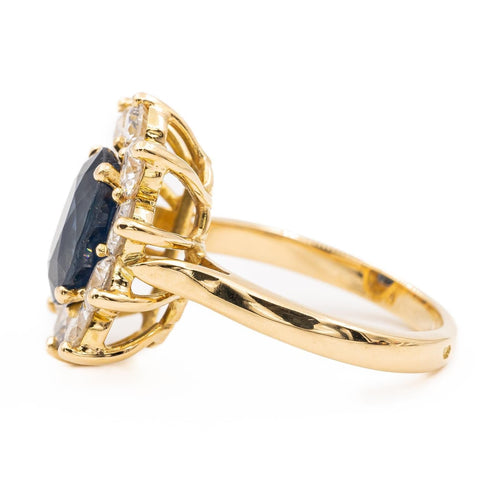 Bague 50 Bague Pompadour or jaune Saphir 58 Facettes 2308534CN