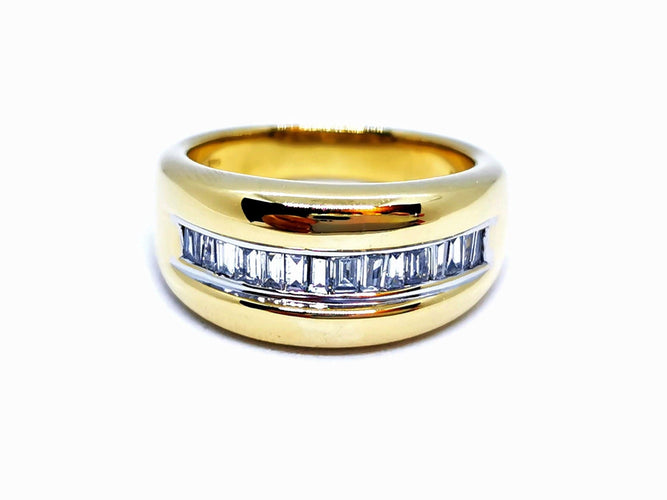 Bague 55 Bague Or jaune Diamant 58 Facettes 978895CN