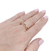 Ring 52 Messika ring, “Move Link Multi Pavé”, pink gold, diamonds. 58 Facettes 33485